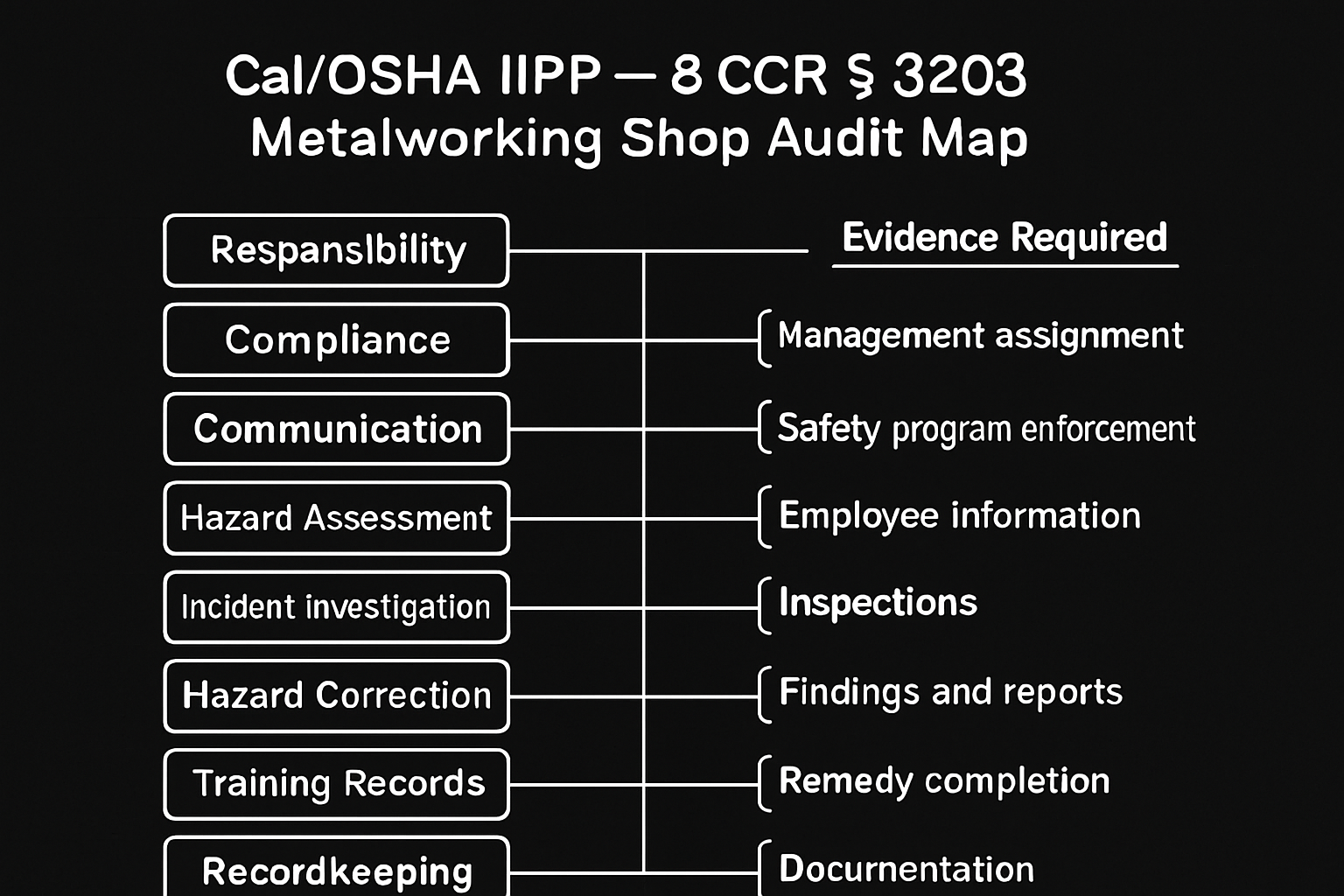 Cal/OSHA IIPP Requirements for California Metalworking and Fabrication Shops — The Failure Mode That Gets Them Cited