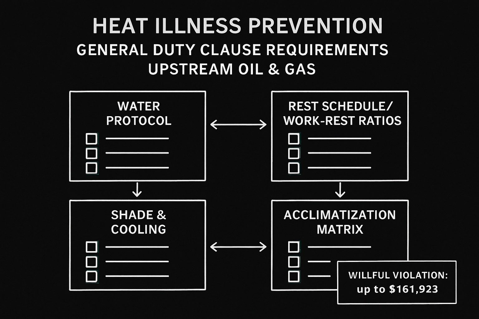 Heat Illness Prevention Under the OSHA General Duty Clause: A Compliance Guide for Oil & Gas Upstream Operations