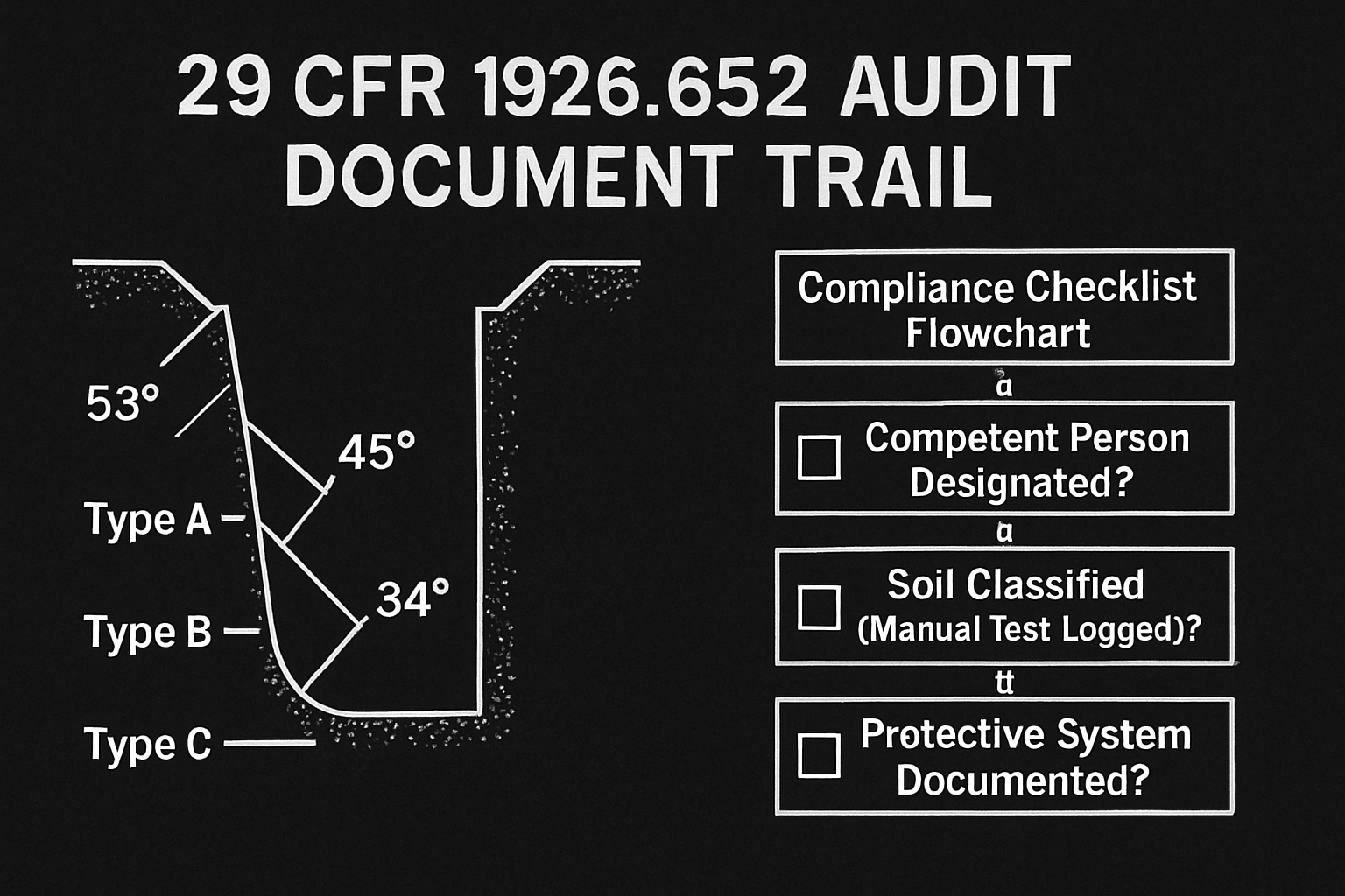 Trenching and Excavation Compliance Under 29 CFR 1926.652: The Paperwork Trail That Kills Industrial Maintenance and Millwright Contractors in OSHA Audits