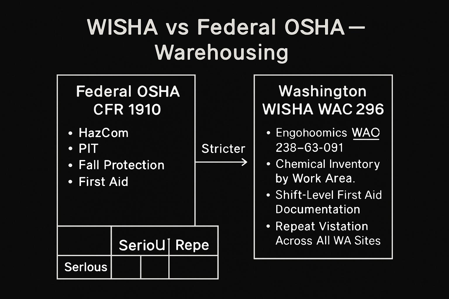 Washington WISHA vs Federal OSHA: What Warehousing and Distribution Employers Must Do Differently